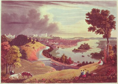 Richmond, Virginia, graviert von William James Bennett von George Cooke